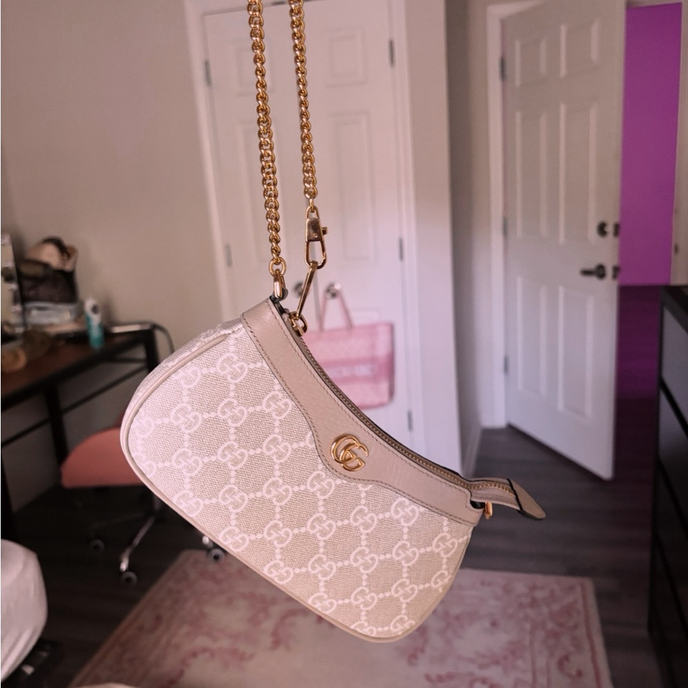 Gucci Beige and Gold Women's Bag